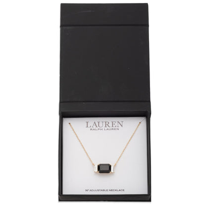 Lauren Ralph Lauren Glass Stone Pendant Necklace