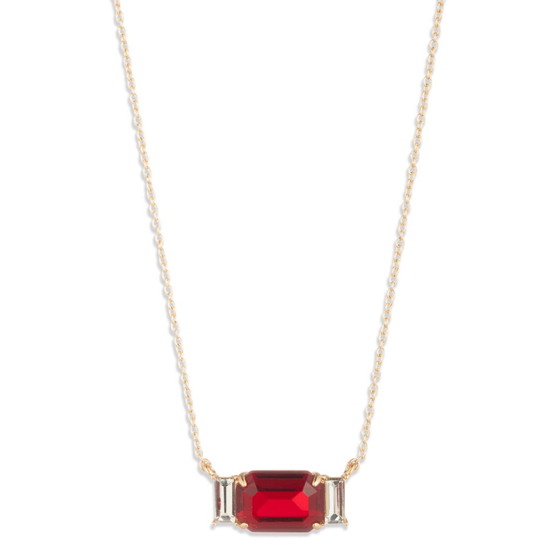 Lauren Ralph Lauren Glass Stone Pendant Necklace