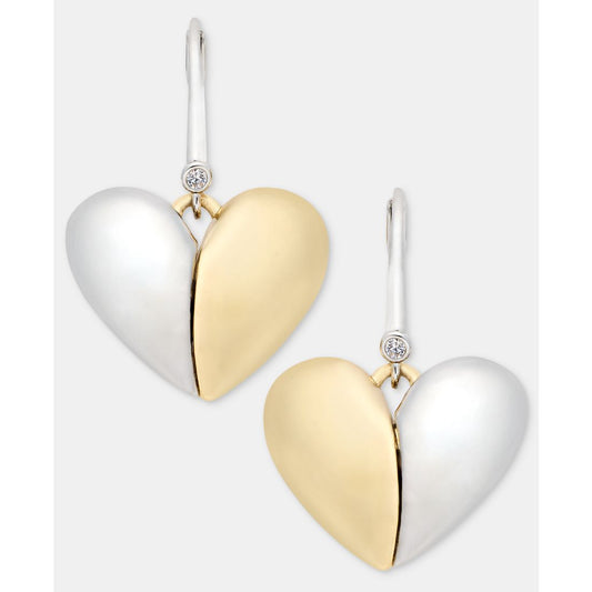 Dkny Dynamic Heart Drop Earrings