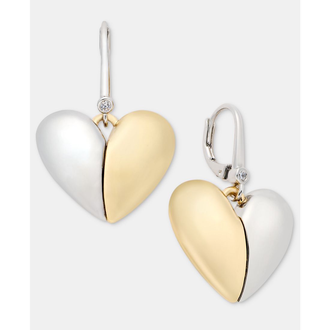Dkny Dynamic Heart Drop Earrings