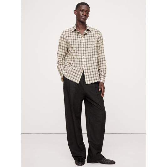 Men's Standard-Fit Lightweight Textured Shirt