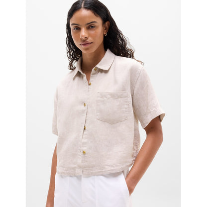 Women's Retreat Linen Short Sleeve Shirt