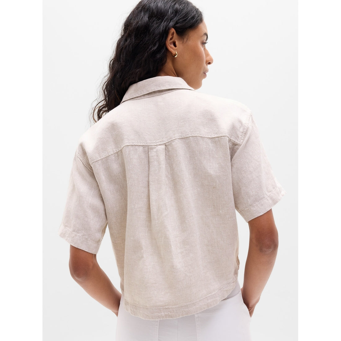 Women's Retreat Linen Short Sleeve Shirt