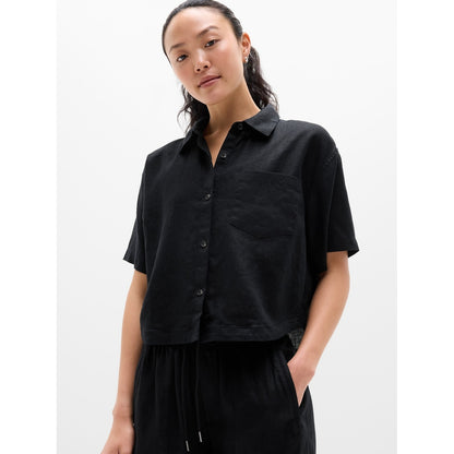 Women's Retreat Linen Short Sleeve Shirt