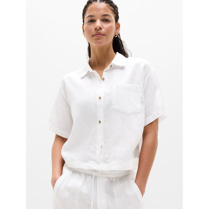Women's Retreat Linen Short Sleeve Shirt