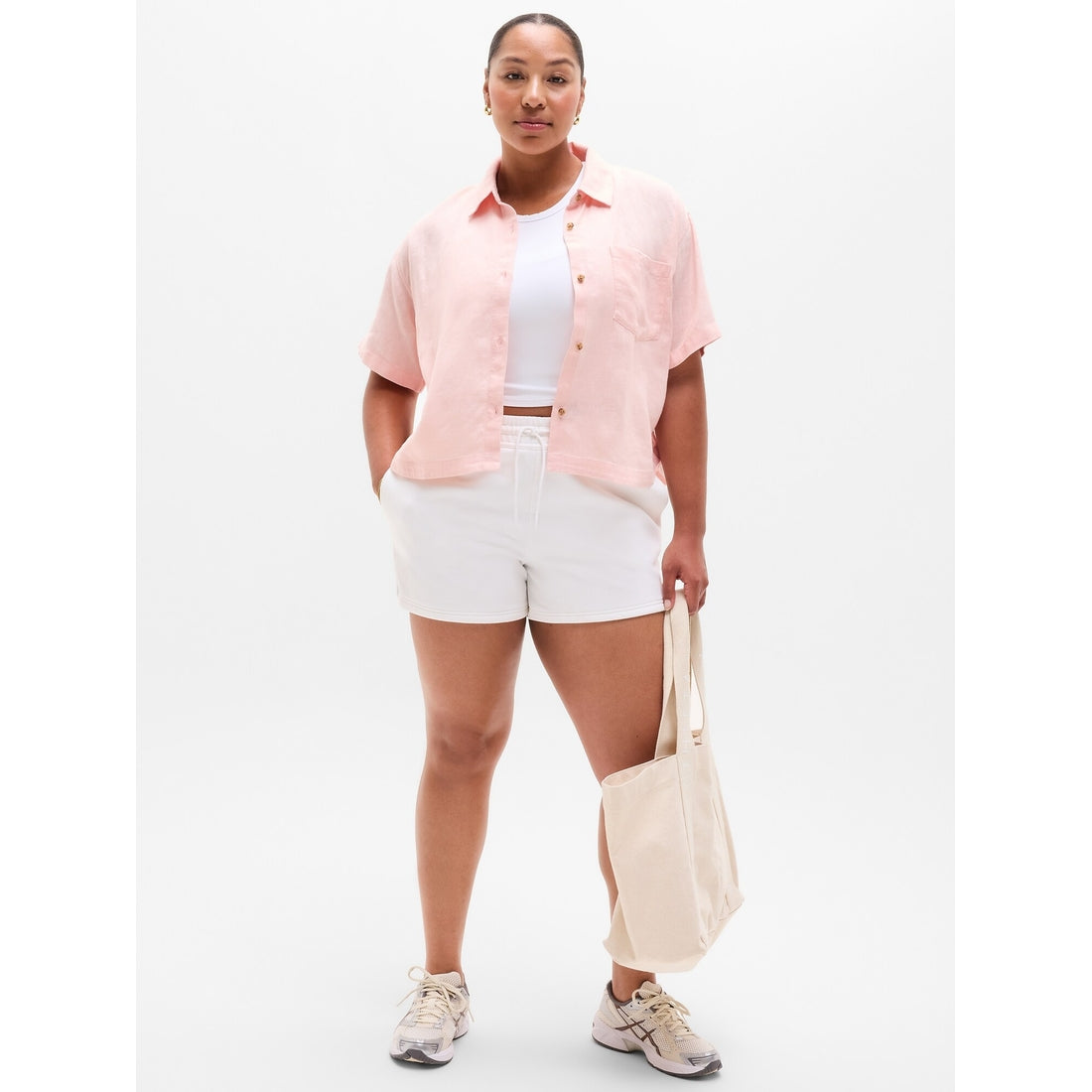 Women's Retreat Linen Short Sleeve Shirt
