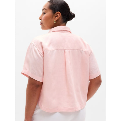 Women's Retreat Linen Short Sleeve Shirt