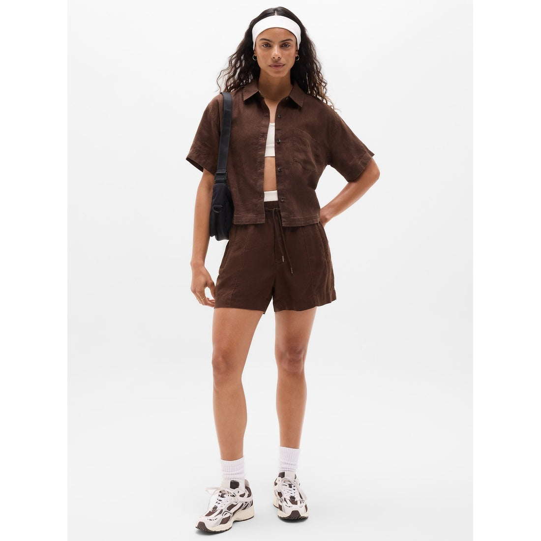 Women's Retreat Linen Short Sleeve Shirt