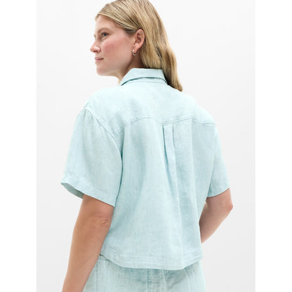 Women's Retreat Linen Short Sleeve Shirt