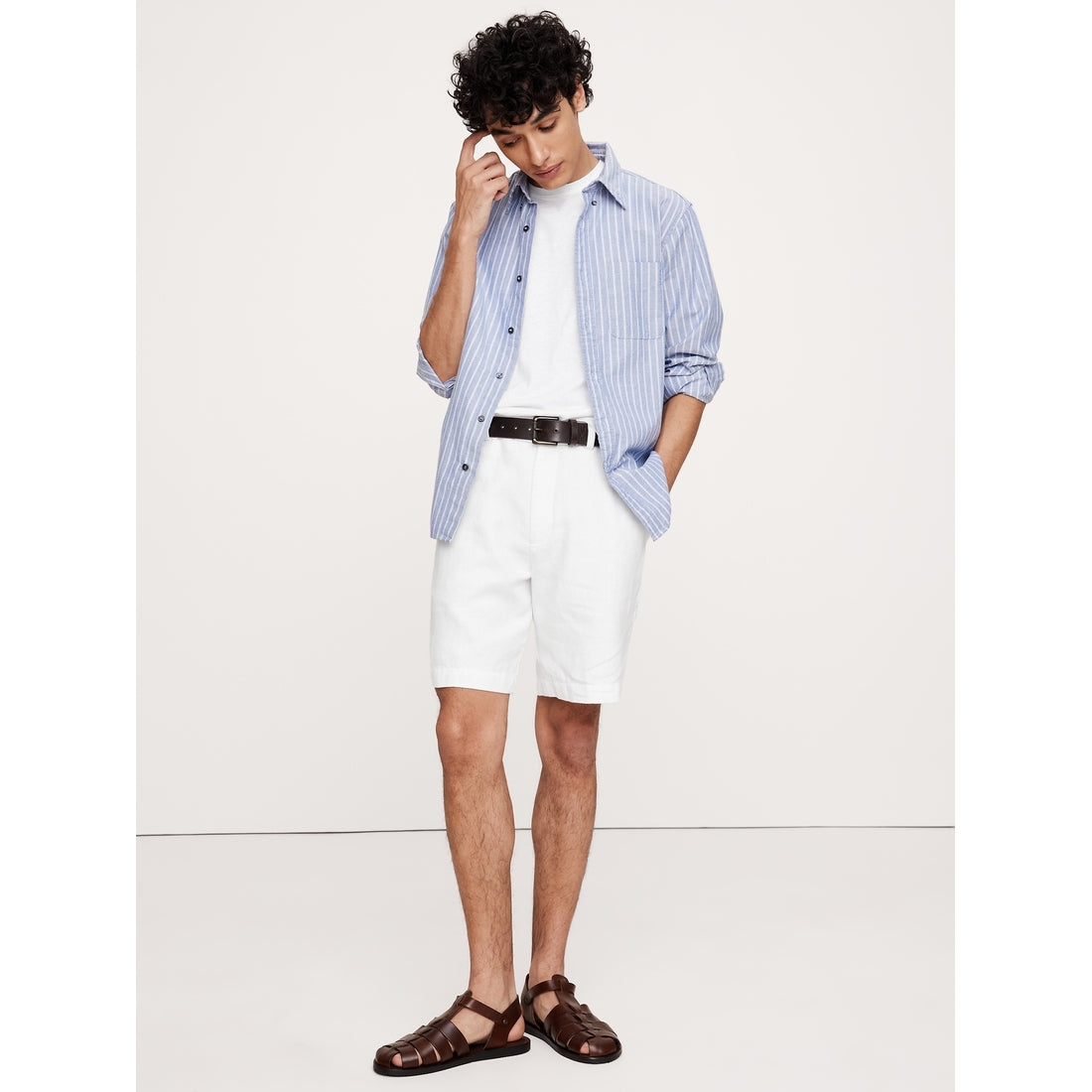 Men's 9" Linen Short