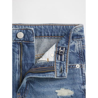 Girls' High Rise Denim Skirt