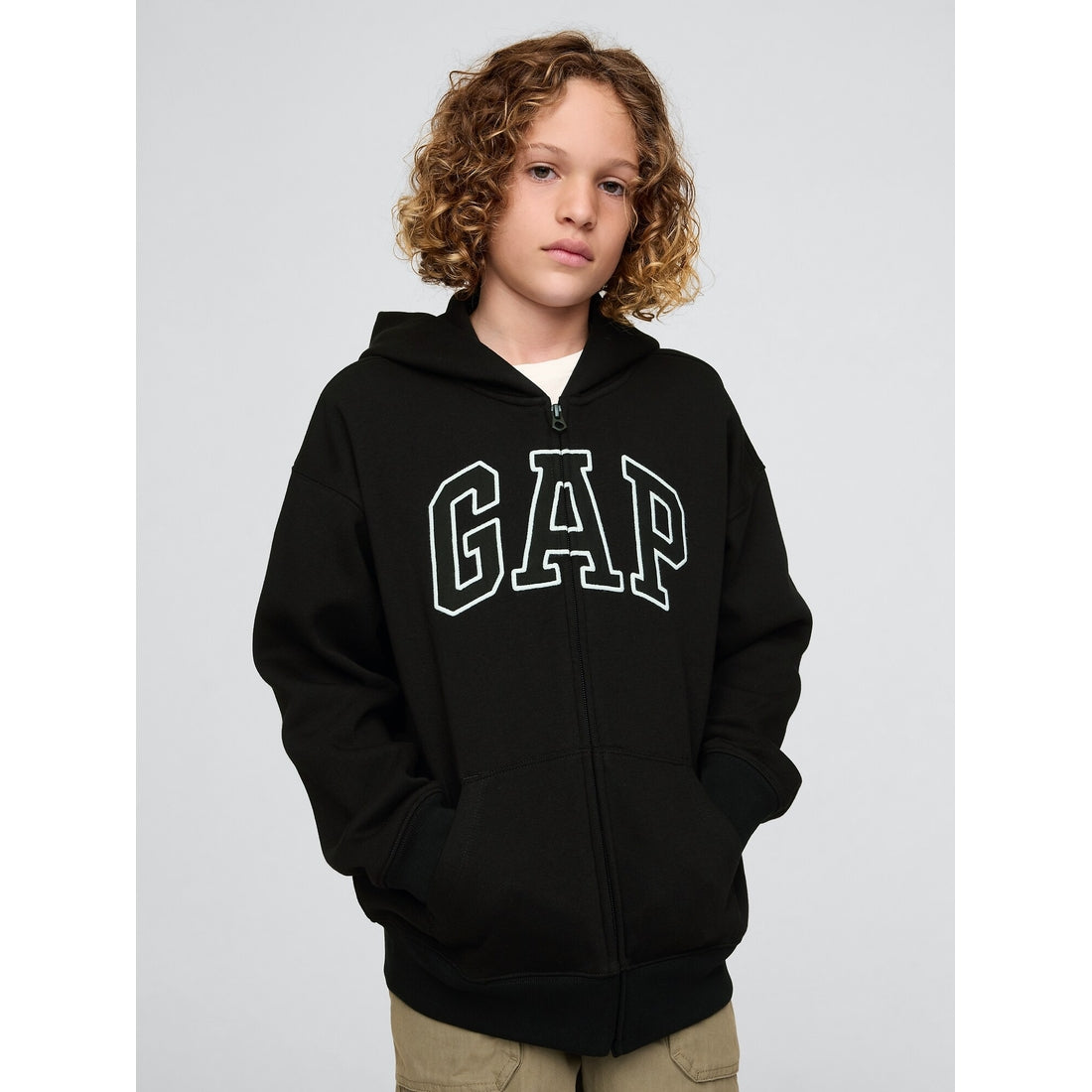 Girls' Vintagesoft Logo Zip Hoodie