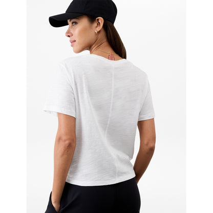 Women's Essential Slub V-Neck Tee