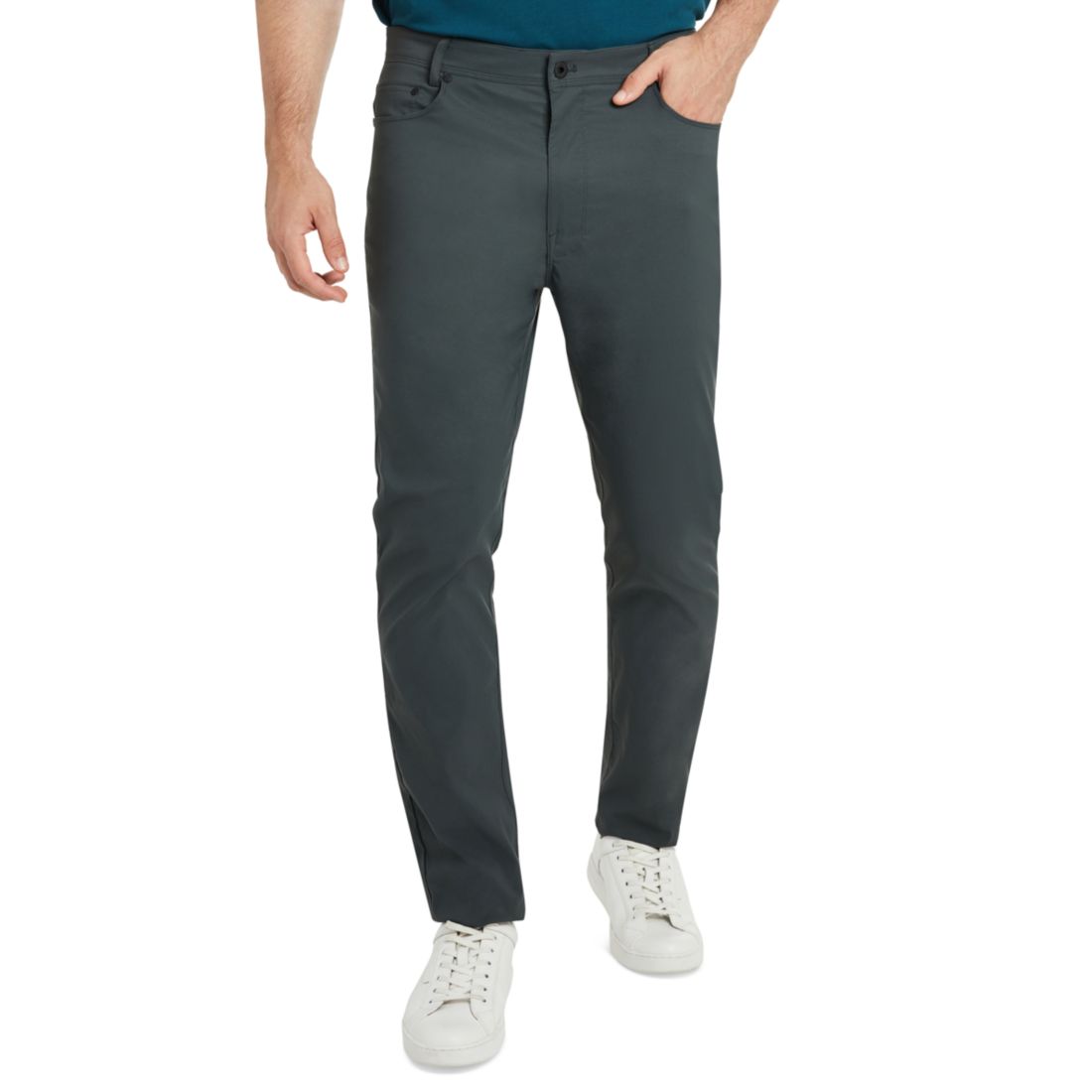 Kenneth Cole Men's Slim-Fit 5-Pocket Tech Pants