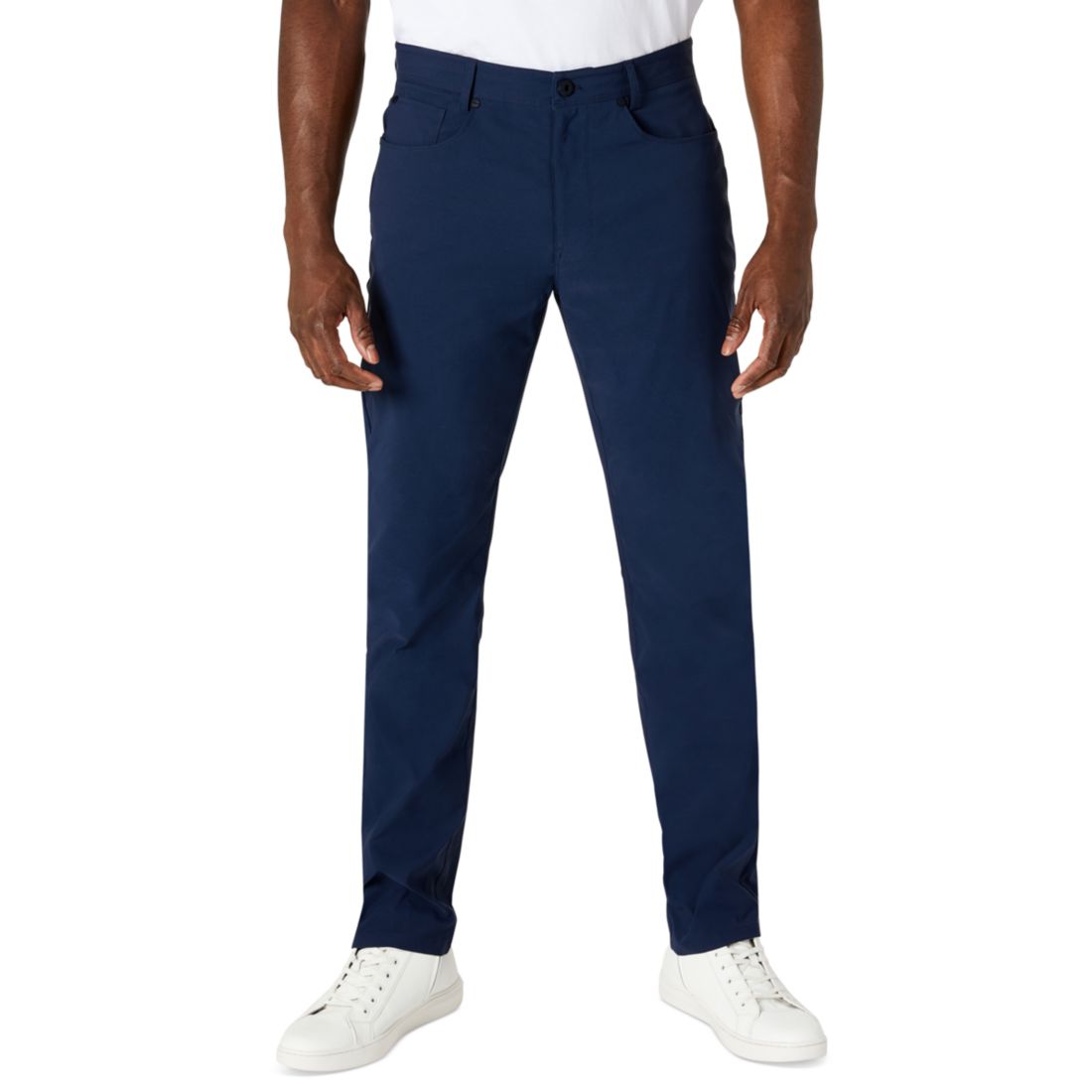 Kenneth Cole Men's Slim-Fit 5-Pocket Tech Pants
