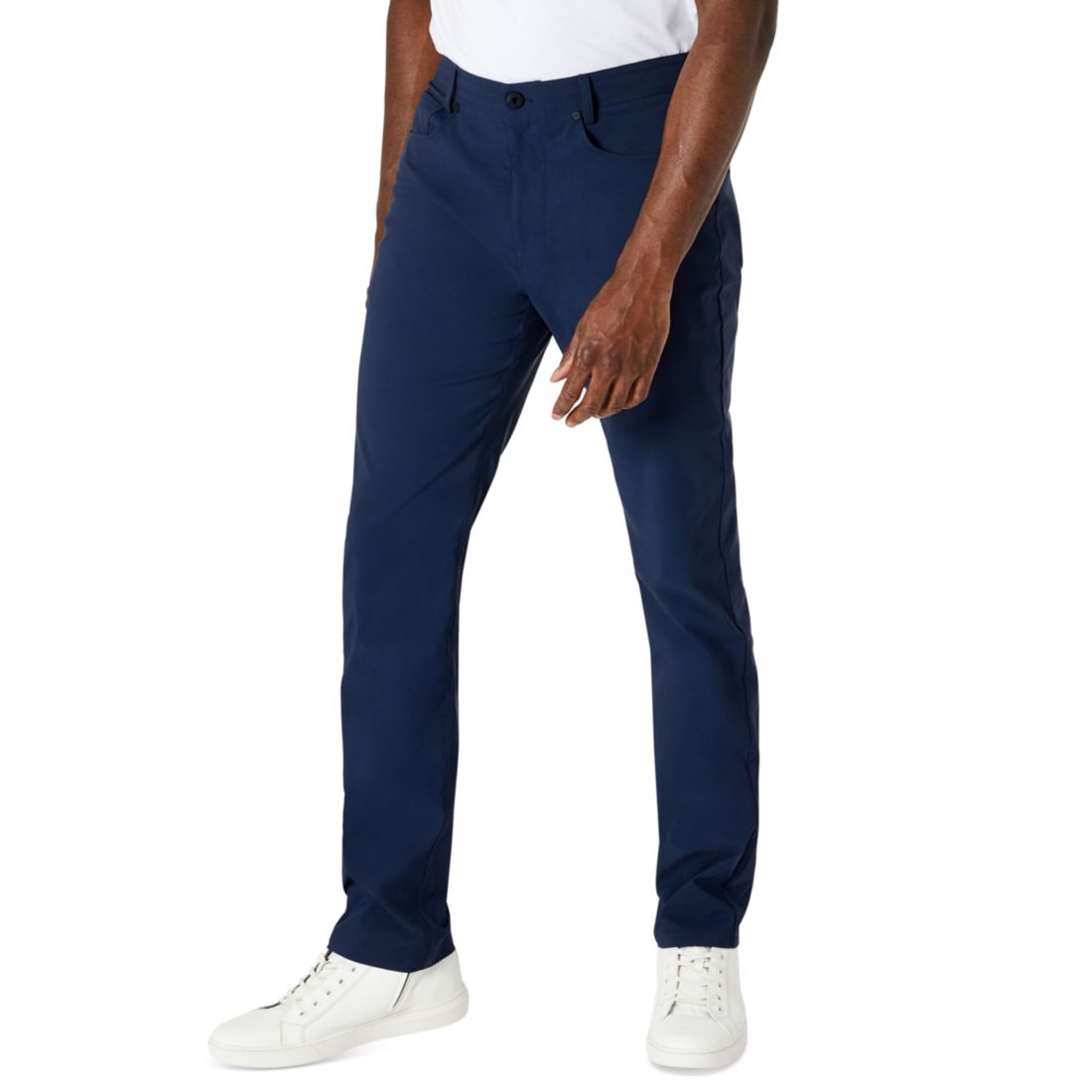 Kenneth Cole Men's Slim-Fit 5-Pocket Tech Pants
