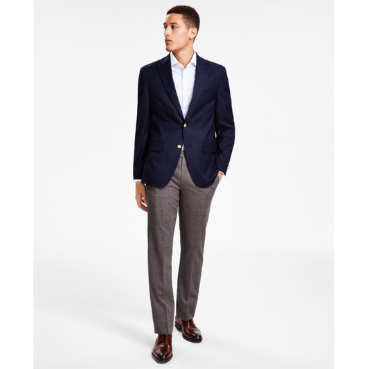 Tommy Hilfiger Men's Modern-Fit Solid Navy Blazer