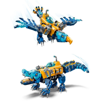 Lego DREAMZzz Crocodile Submarine Building Toy 71512, 1107 Pieces