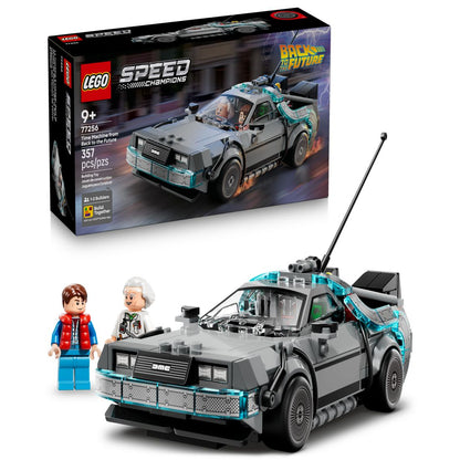 Lego Speed Champions Time Machine from Back to the Future Building Toy 77256, 357 Pieces