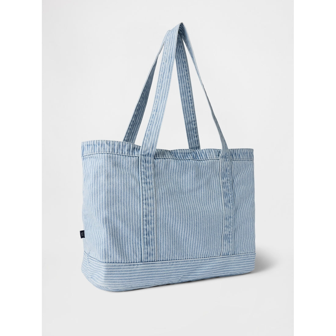 Women's Denim Stripe Tote Bag
