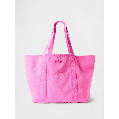 Denim Logo Tote Bag