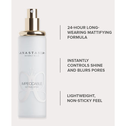 Anastasia Beverly Hills Impeccable 24HR Blurring Matte Setting Spray - Deluxe