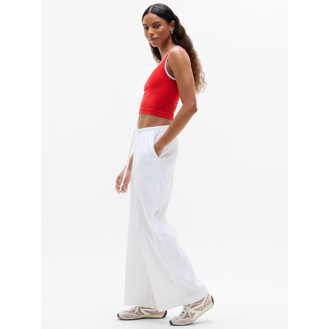 Women's Renew Seamless Square Neck Crop Tank