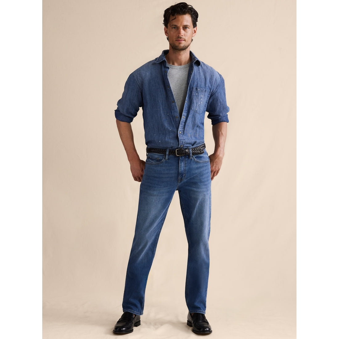 Men's Straight Luxe Traveler Jean
