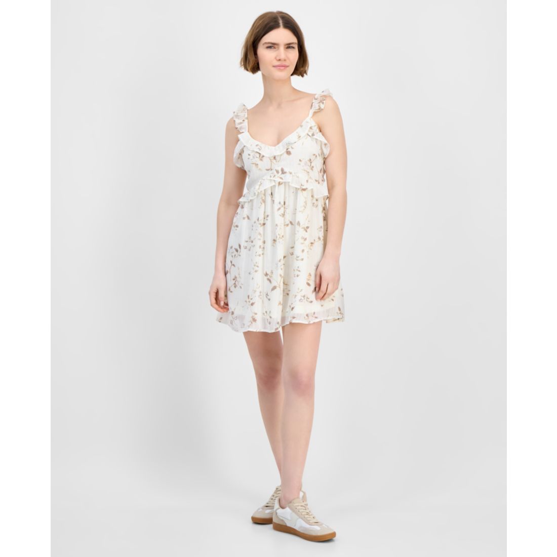 And Now This Women's Ruffled Babydoll Mini Dress, Exclusively at Macy's
