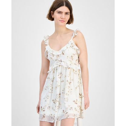 And Now This Women's Ruffled Babydoll Mini Dress, Exclusively at Macy's