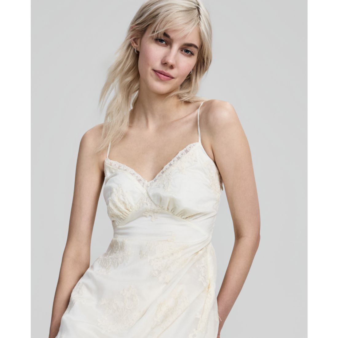 And Now This Women's Embroidered Ruffle-Tiered Maxi Dress, Macy's Exclusive