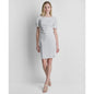 Dkny Women's Ruched Crewneck Short-Sleeve Dress