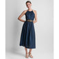 Dkny Women's Sleeveless Halter Midi Dress