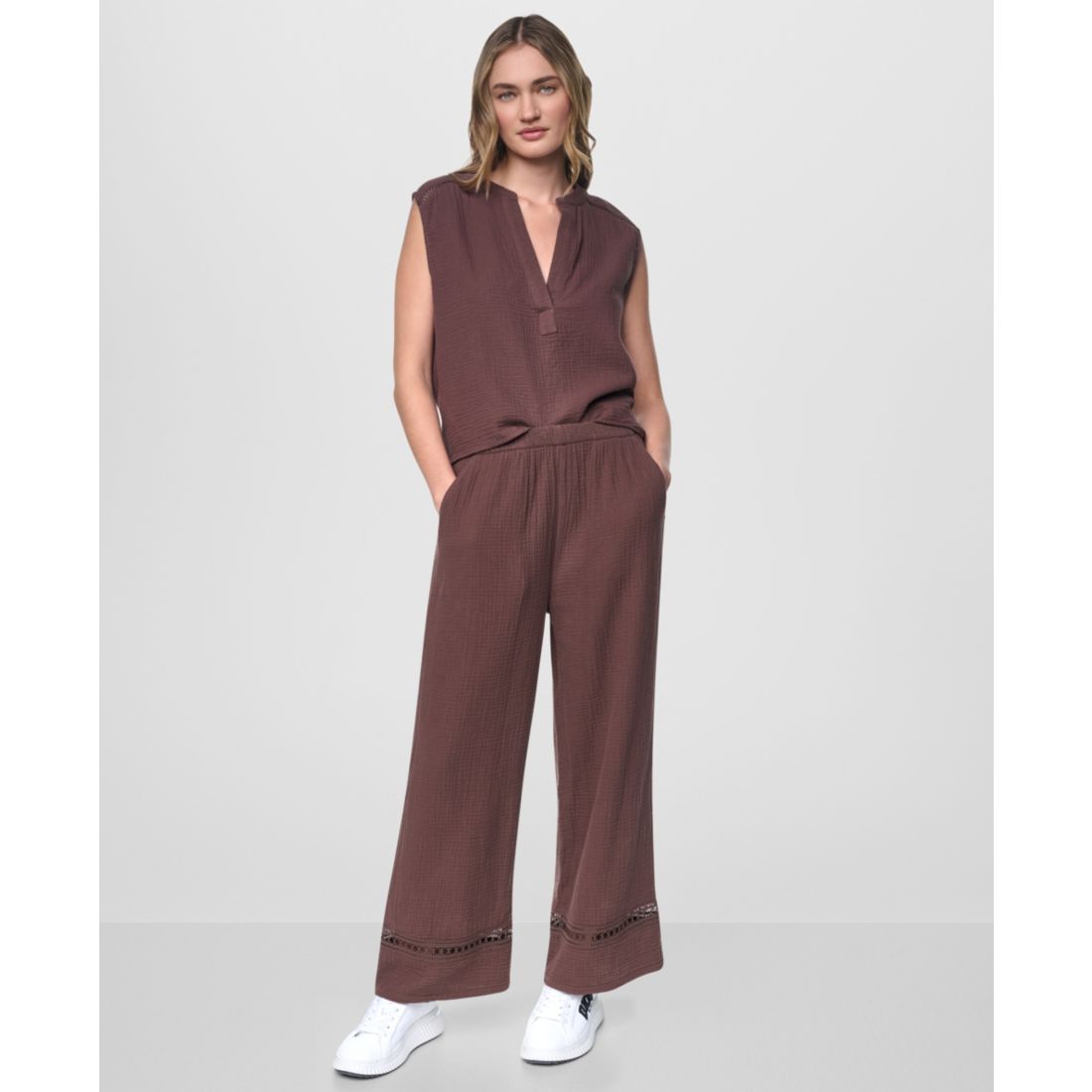 Dkny Jeans Women's Mid Rise Drawstring Pants