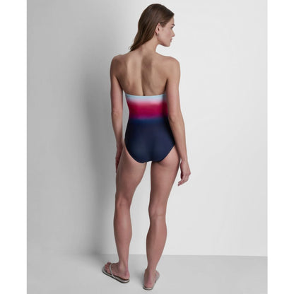 Dkny Women's Textured Shirred One-Piece Swimsuit