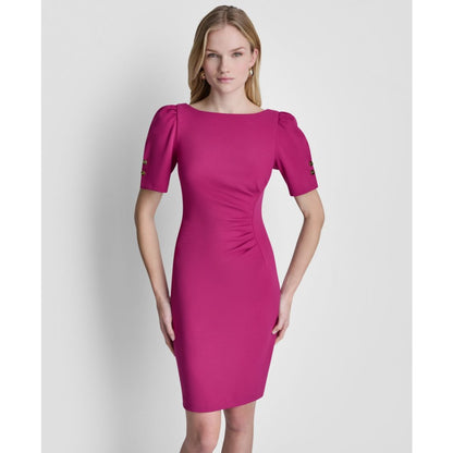 Dkny Women's Short Sleeve Sheath Dress