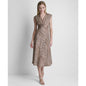Dkny Women's V-Neck Knot Front Midi Dress