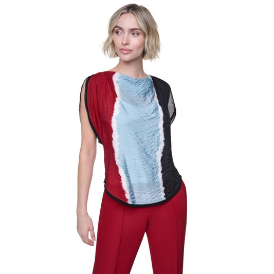 Dkny Women's Voile Flutter Short-Sleeve Top
