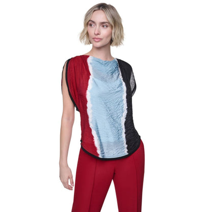 Dkny Women's Voile Flutter Short-Sleeve Top