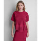 Dkny Women's Fringe Crewneck Sweater Top
