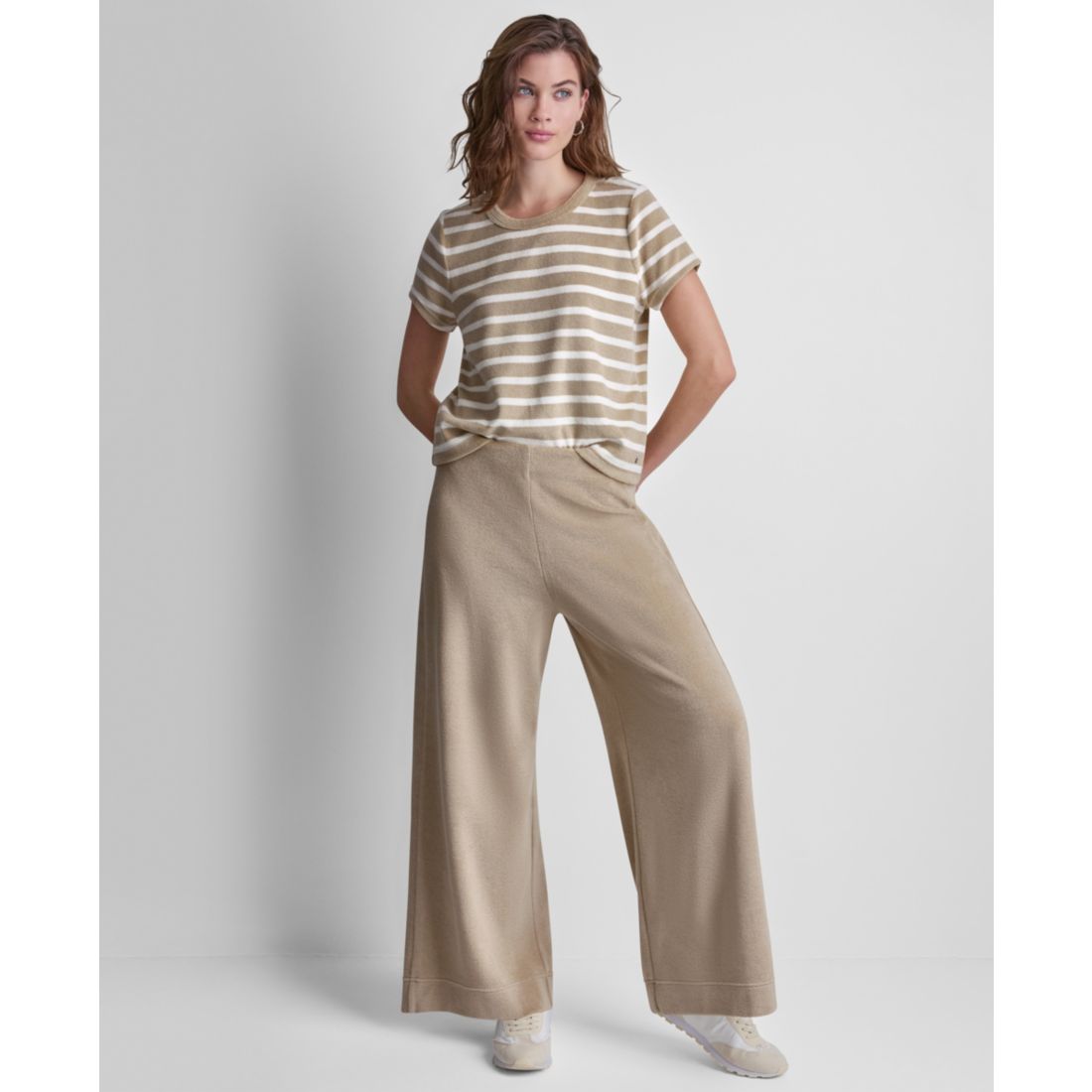 Dkny Jeans Petite Wide-Leg Palazzo Pants