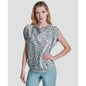 Dkny Women's Printed Cowl Neck Blouse