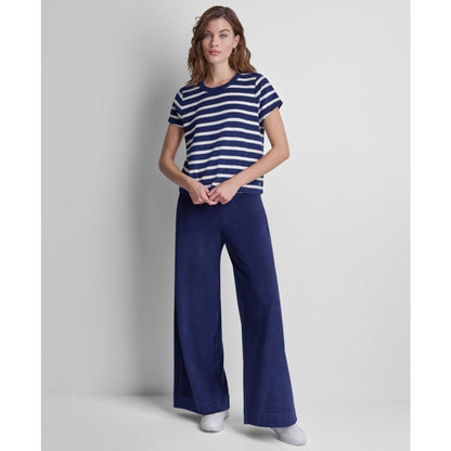 Dkny Jeans Petite Short-Sleeve Crew Neck T-Shirt