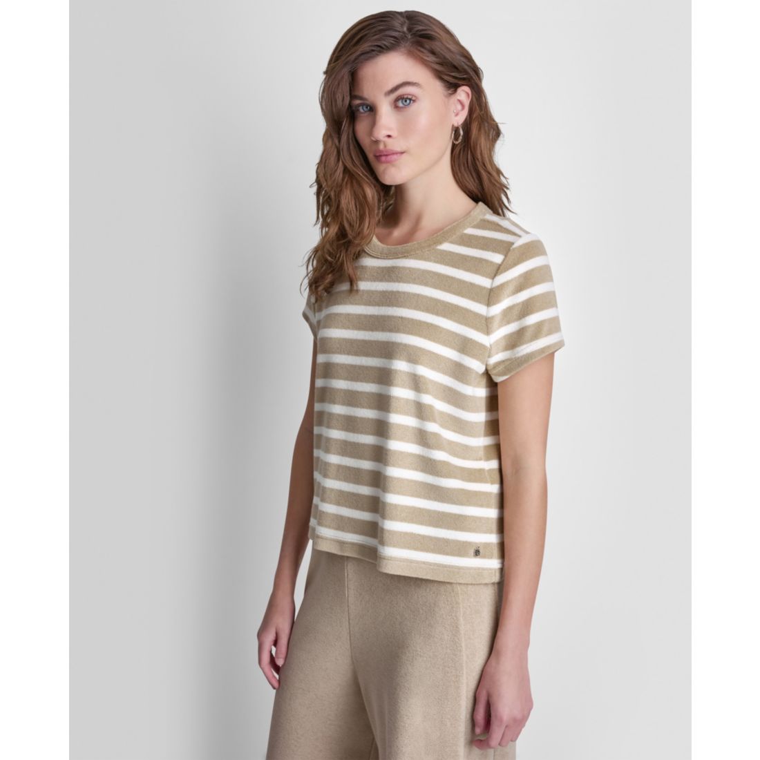 Dkny Jeans Petite Short-Sleeve Crew Neck T-Shirt