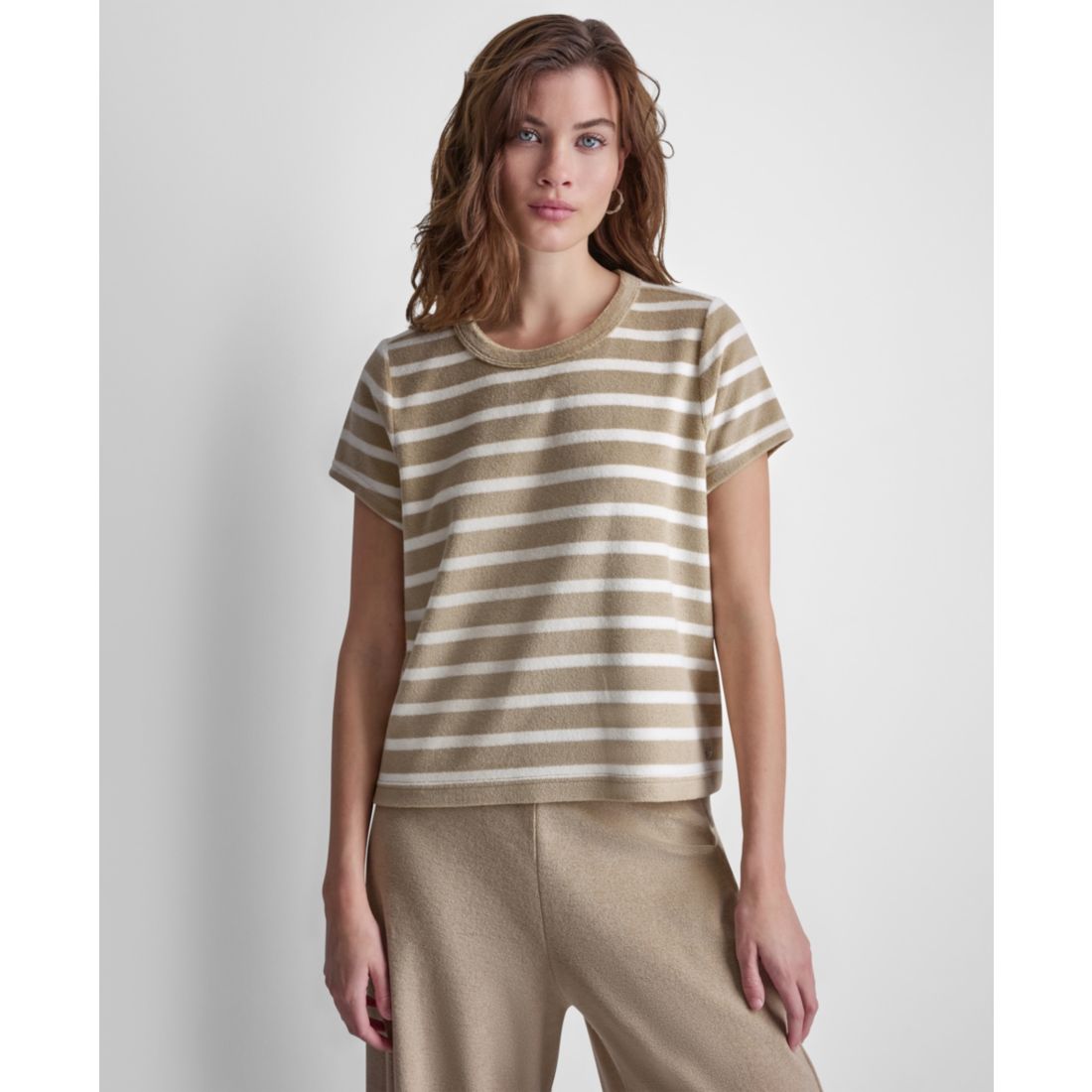 Dkny Jeans Petite Short-Sleeve Crew Neck T-Shirt