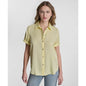 Dkny Jeans Petite Rolled Short-Sleeve Button-Up Shirt