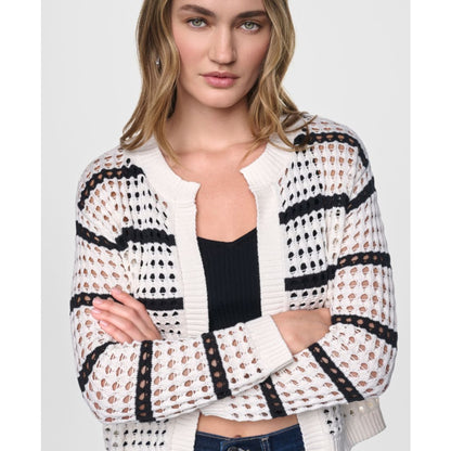 Dkny Jeans Women's Relaxed Fit Open-Front Cardigan