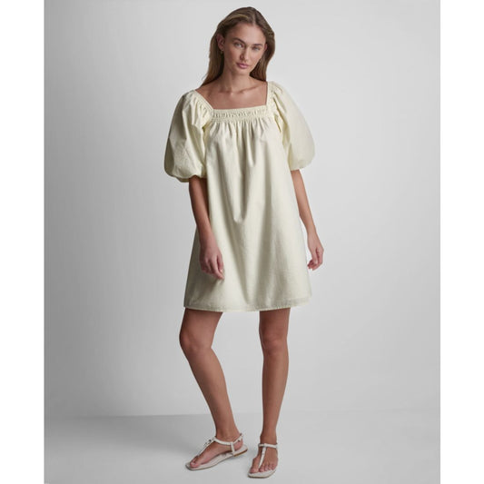 Dkny Jeans Women's Square Neck Mini Dress