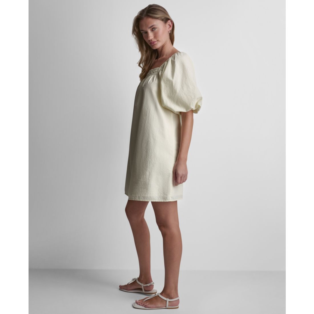 Dkny Jeans Women's Square Neck Mini Dress