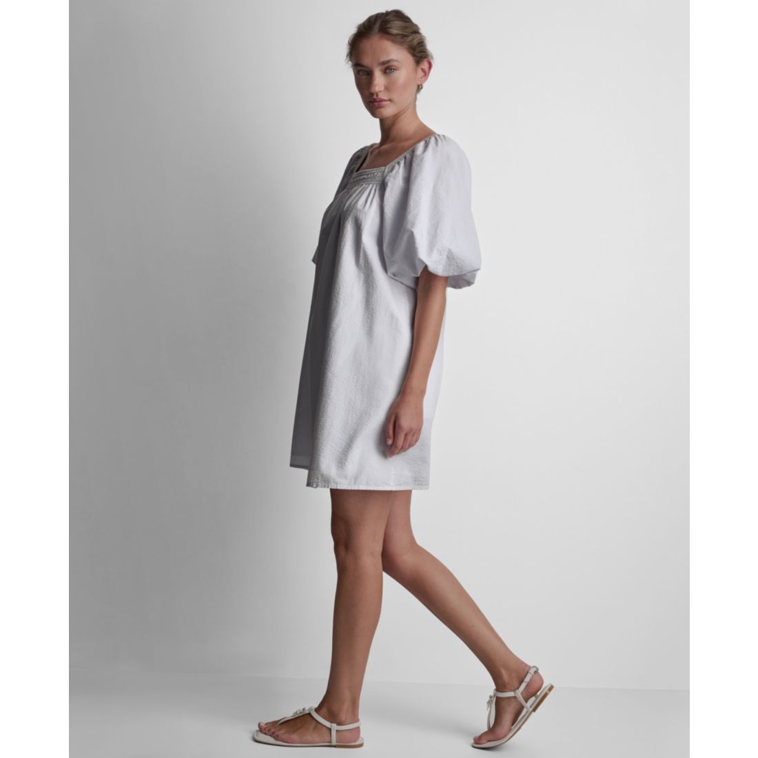 Dkny Jeans Women's Square Neck Mini Dress